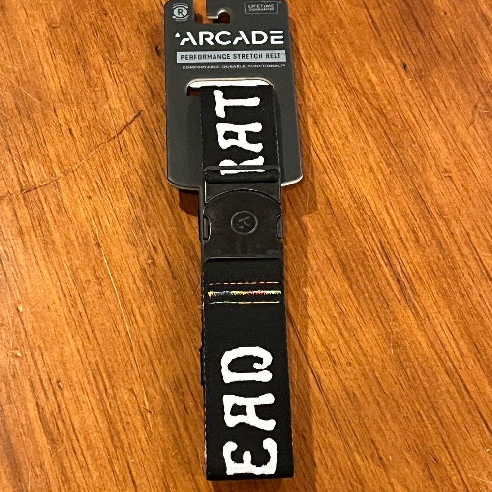 Arcade x The Grateful Dead Dancing Bear Belt new Adjustable Up To 40”